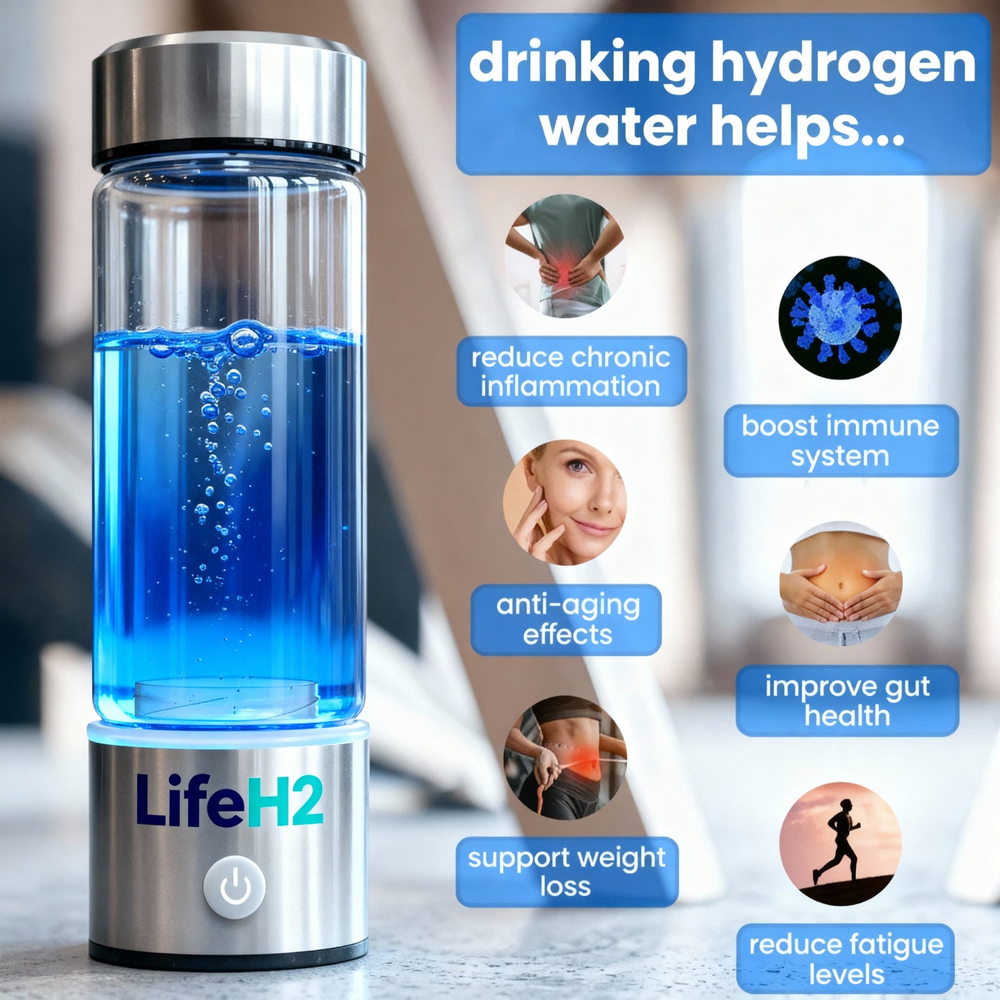 Hydrogen Water Bottle Original
