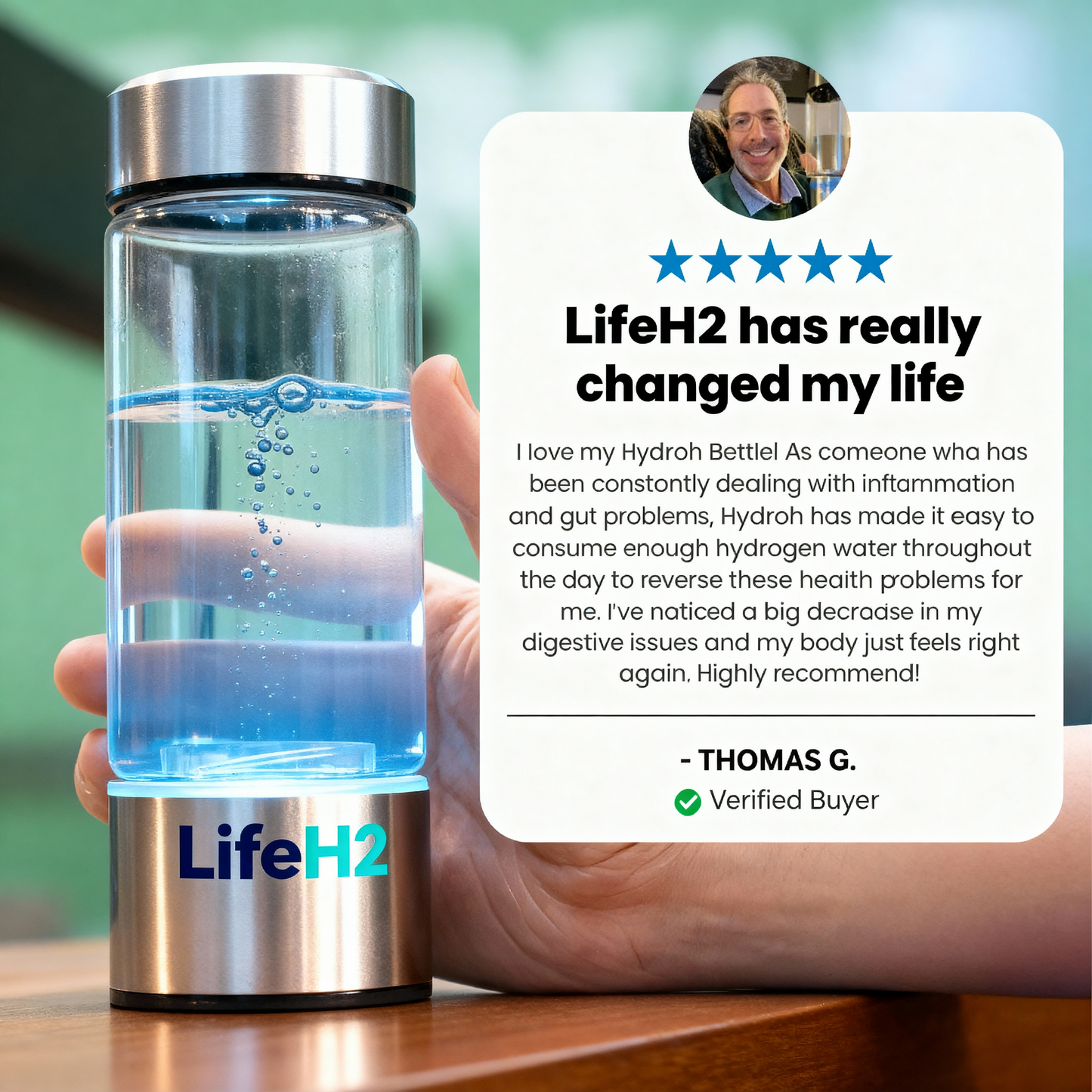 Hydrogen Water Bottle Original